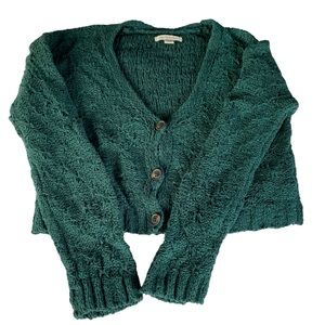 American Eagle Crochet Cropped Cardigan